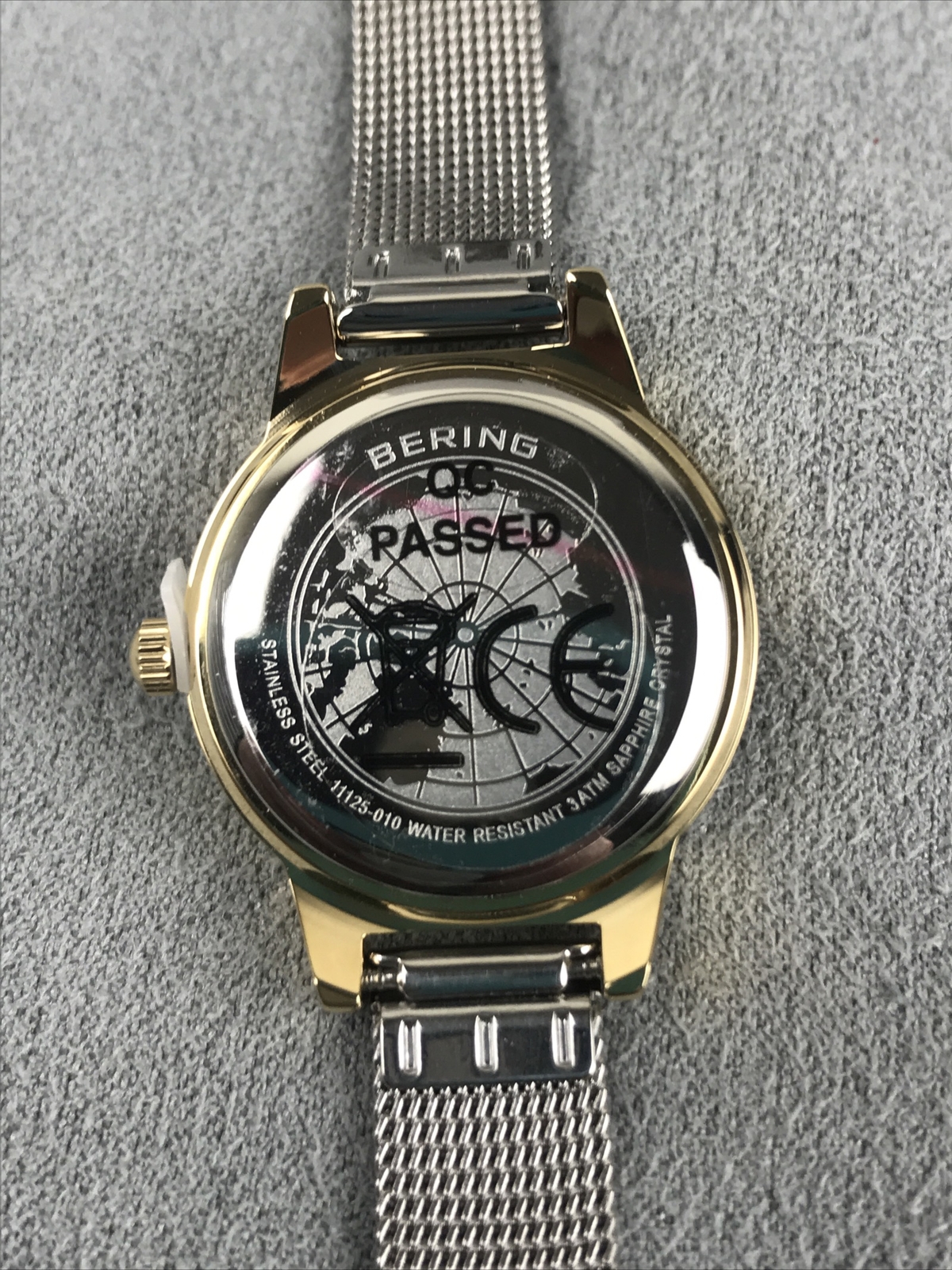 NEW BERING 11125-010 WOMEN’S WATCH SILVER MESH BAND 25MM w/TAG