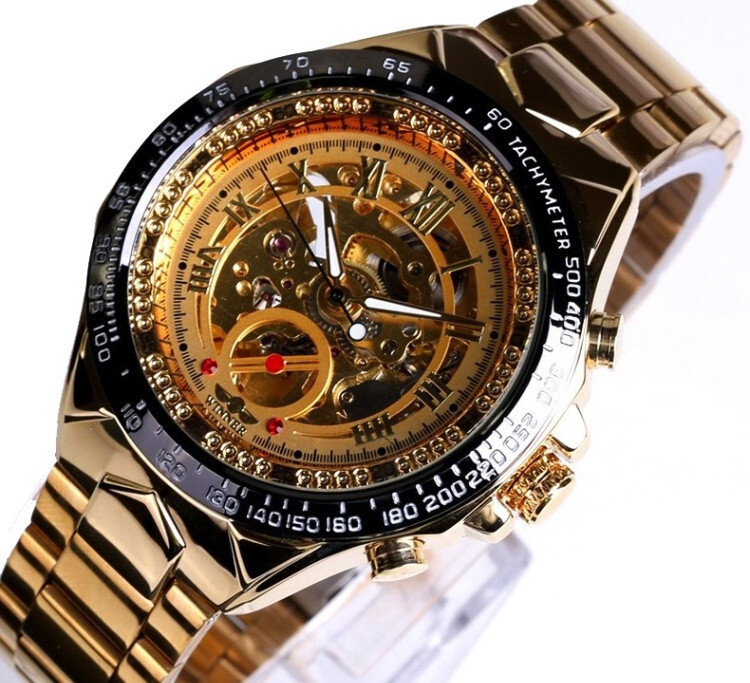 T-WINNER Luxury Automatic Mechanical Watch – Durable Metal Alloy Case