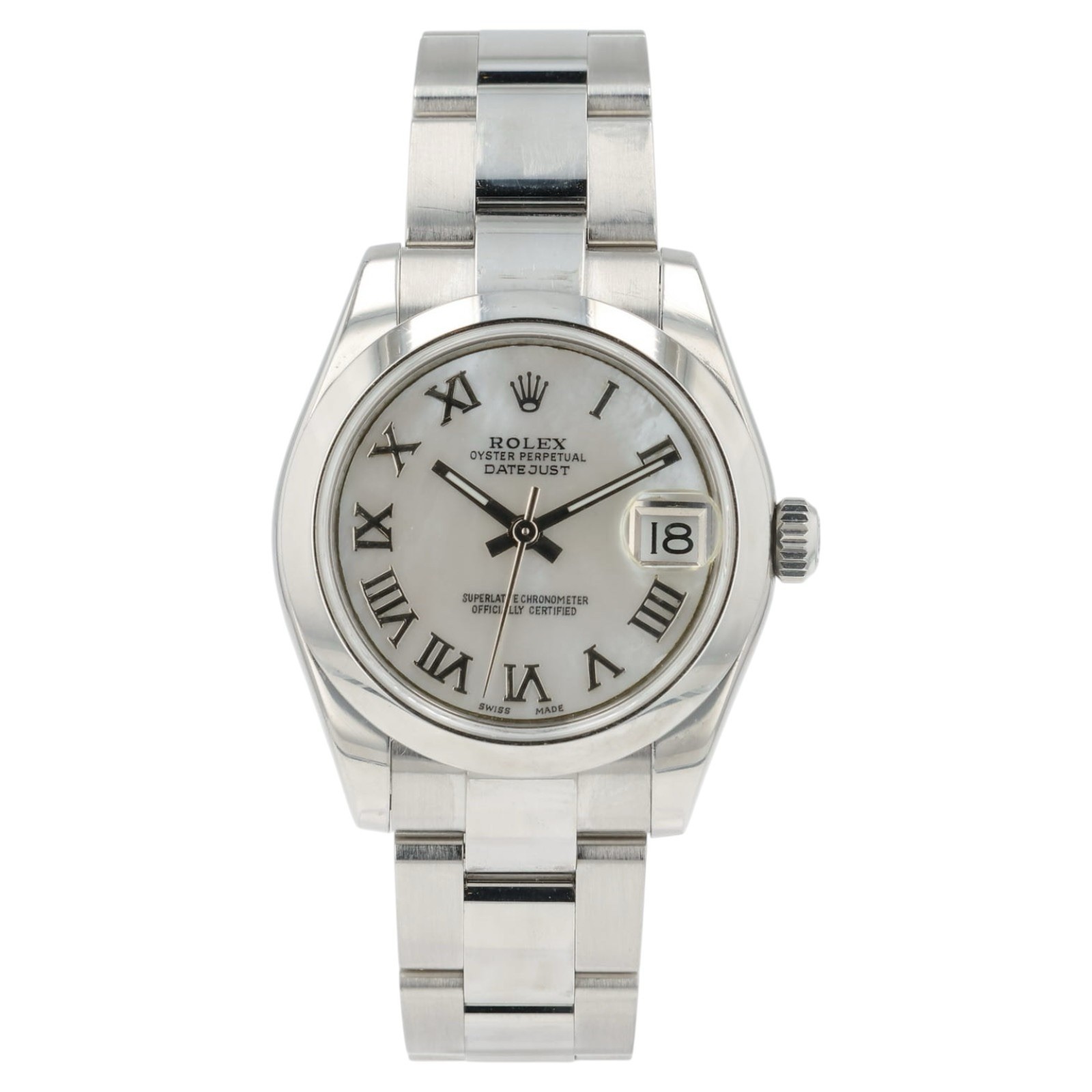 Rolex Lady Datejust Mop Dial Stainless Steel 31mm Auto Women’s Watch 178240