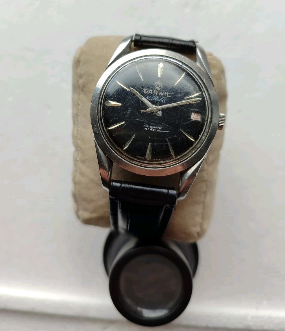 DARWIL Stainless Steel 88 Rubis Swiss Made Automatic Perfect Working Incabloc