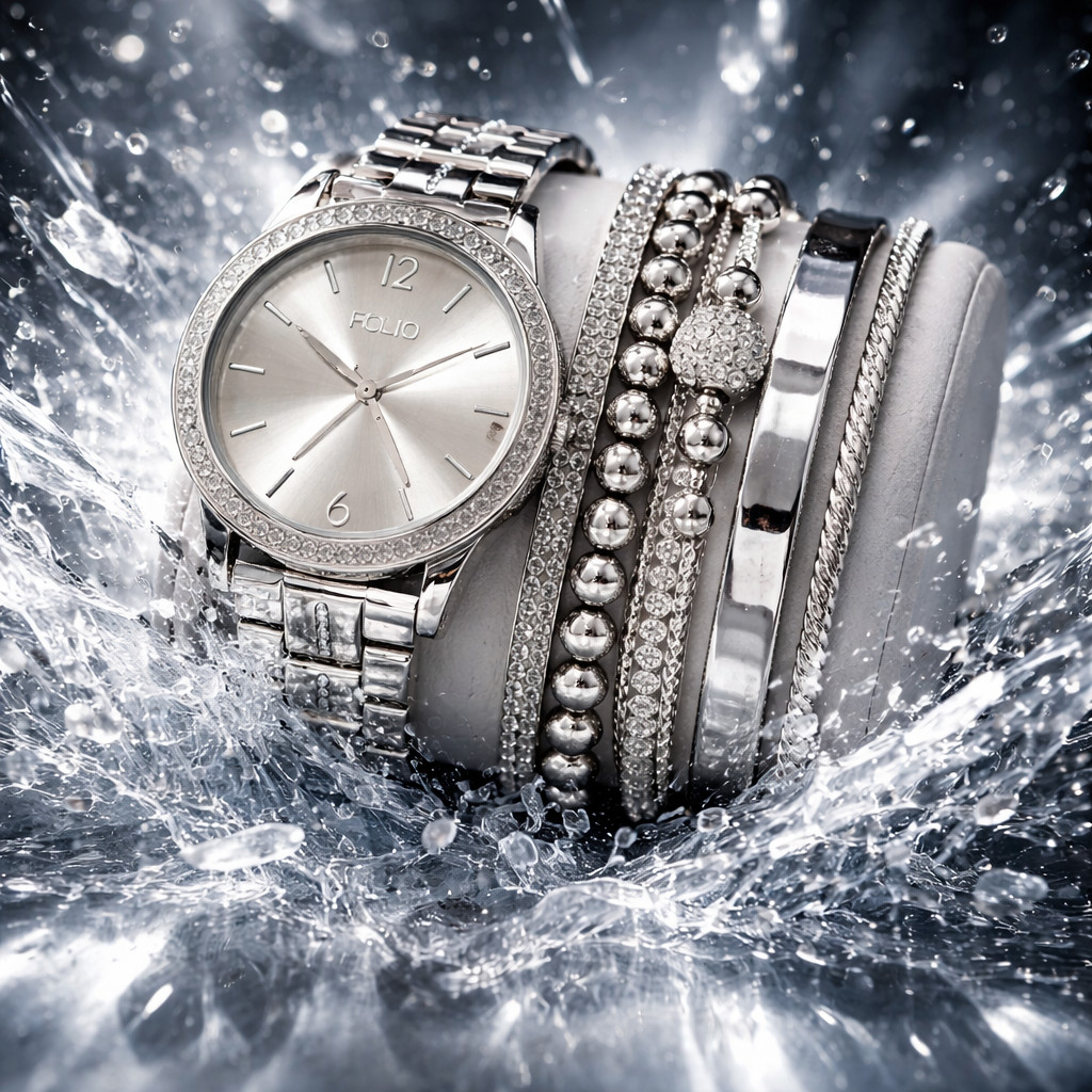 Folio Watch & Bracelet Set