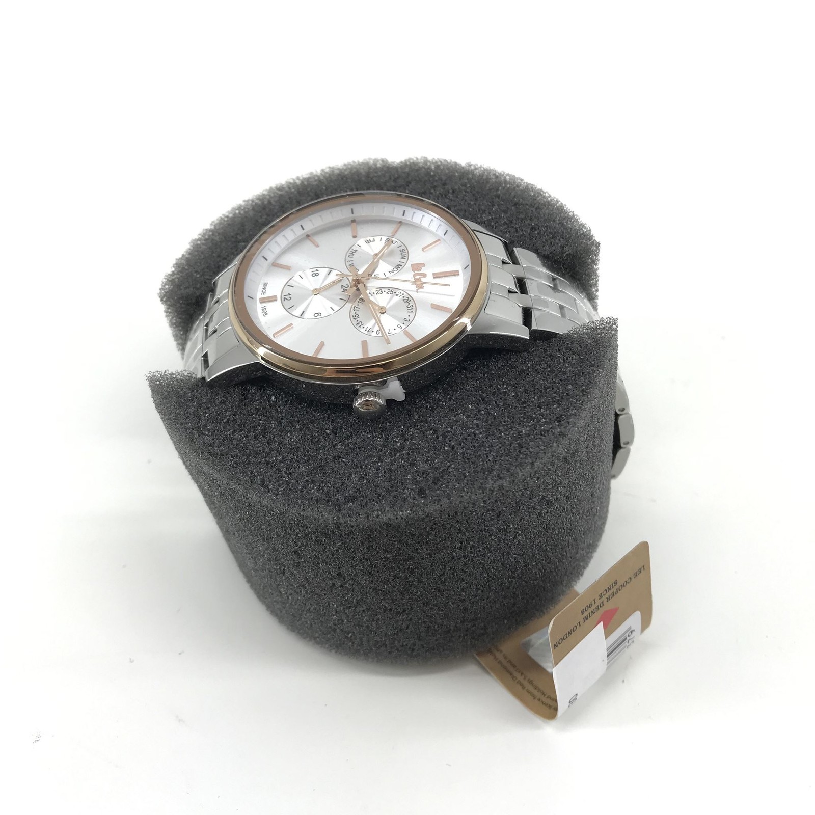 Lee Cooper Men’s Blue Multi-Function Dial Stainless Steel Watch LC06498.590