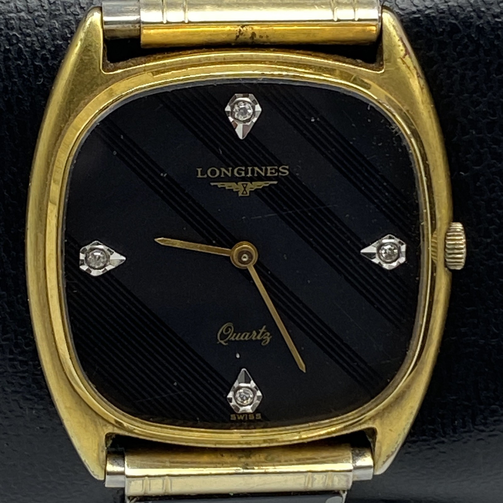 Men’s Longines Dress Model Stainless Steel & Gold Plated 31.8mm Watch 40.22g
