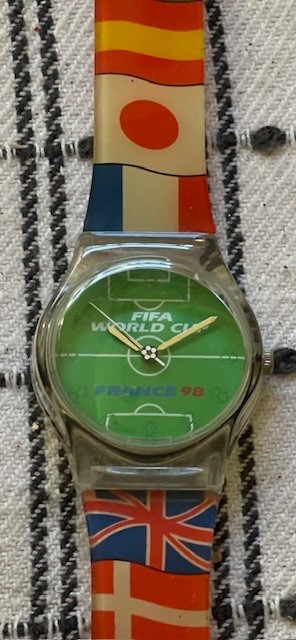 Vintage Unisex Avronel FIFA World Cup France Football Soccer Quartz Watch 1998