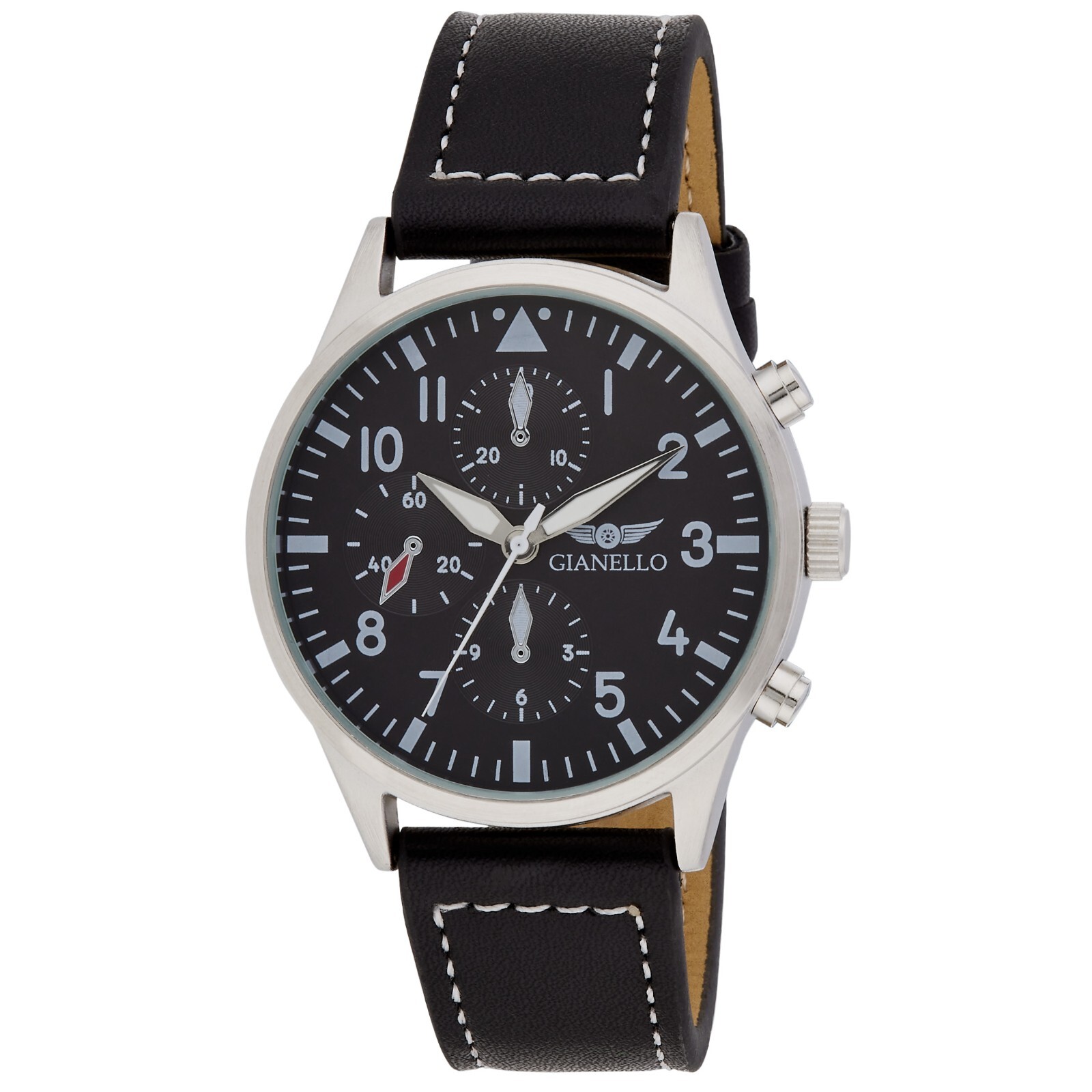 Gianello Men’s Prato Strap Watch – 4 Colors Available