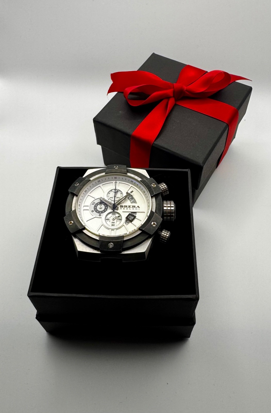 Brera Orologi Chronograph Watch – Stainless Steel – 100M Water Resistant – Italy