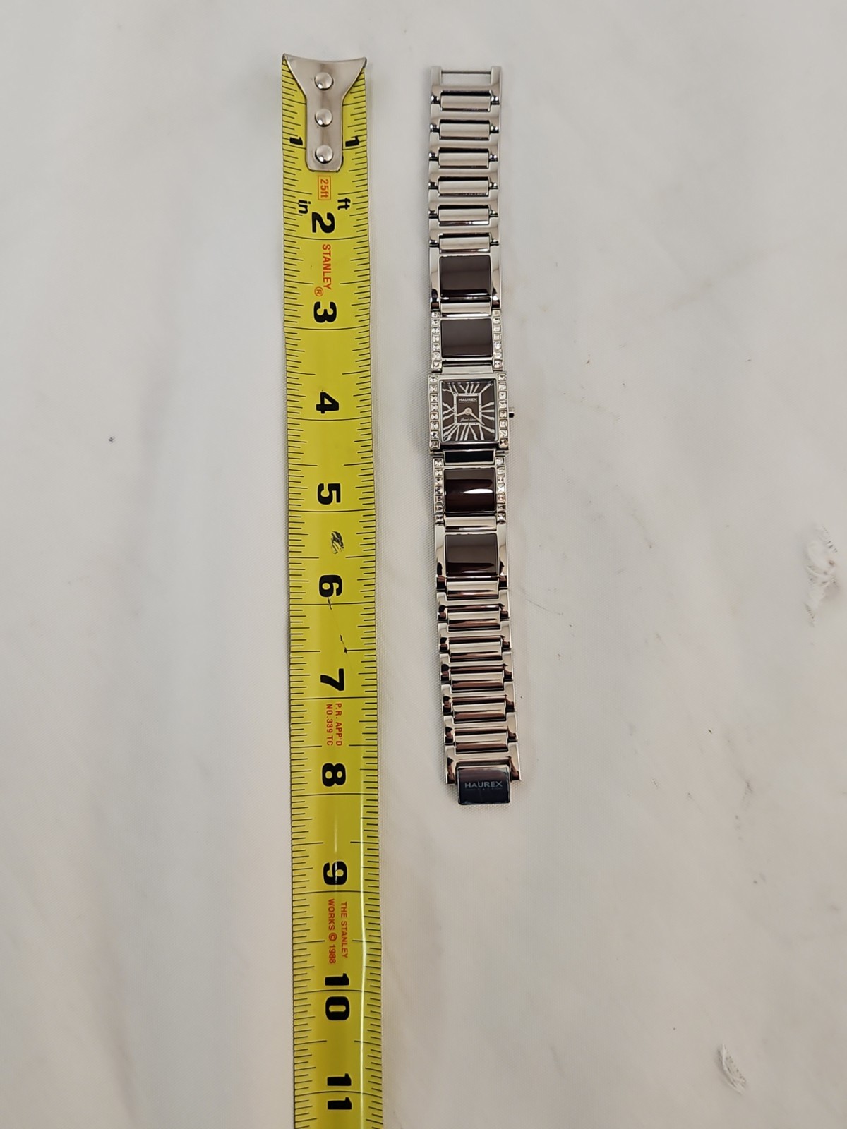 Haurex Italy Ladies Watch XS348DP1 Grand Dame with Purple and Silver Stainless