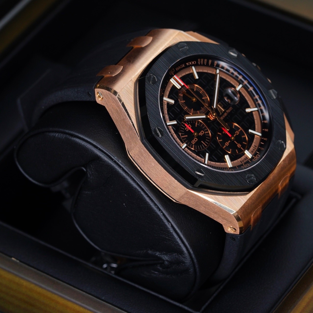 Audemars Piguet Royal Oak Offshore Blk Dial Rose Gold 44mm 26401RO.OO.A002CA.02