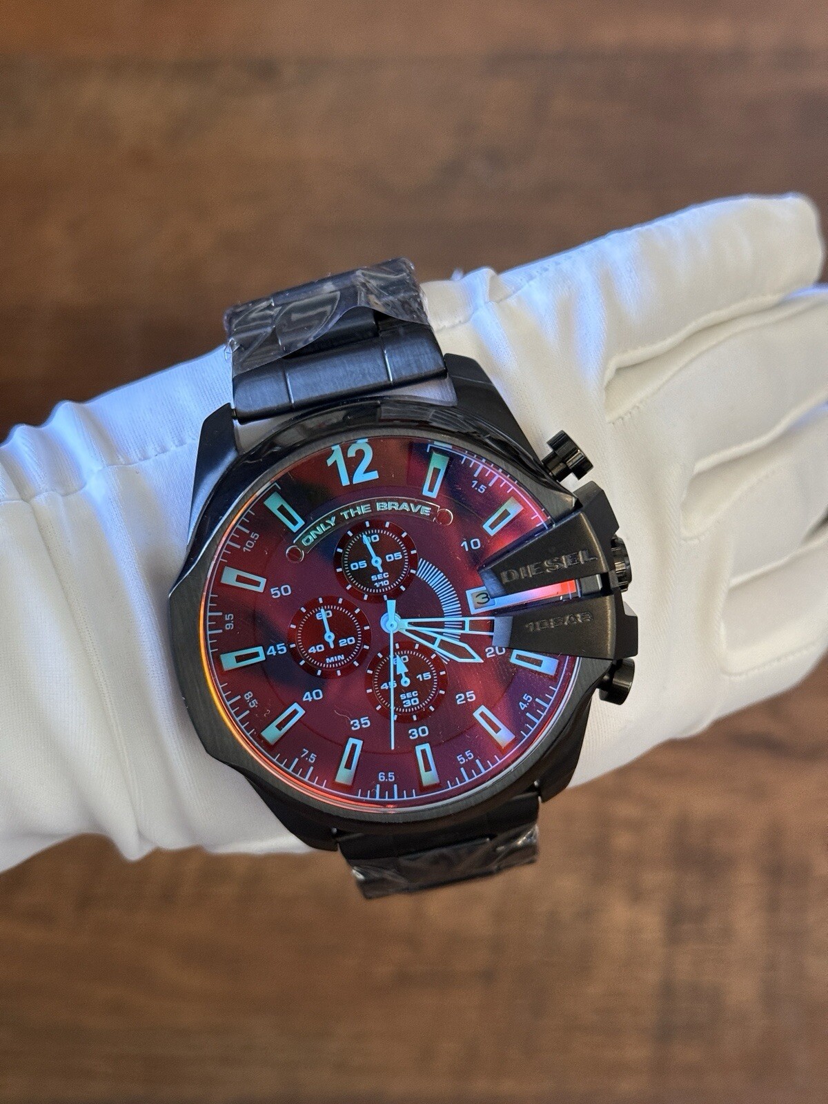 New Diesel DZ4318 Mega Chief Chronograph Dial Black Stainless Steel Men’s Watch