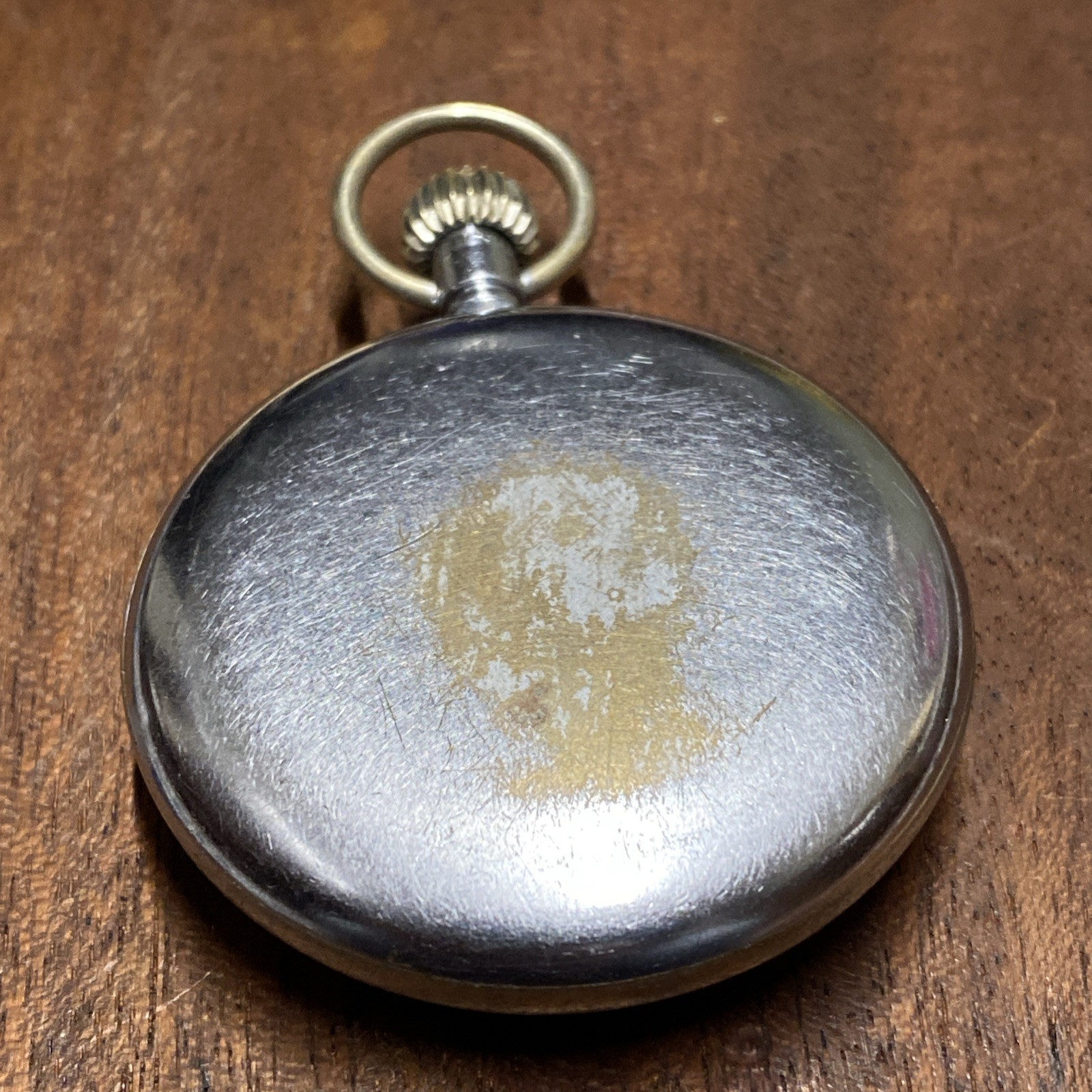 Unicorn Screw Case Front & Back 15 Jewels Pocket Watch Geneva Stripes