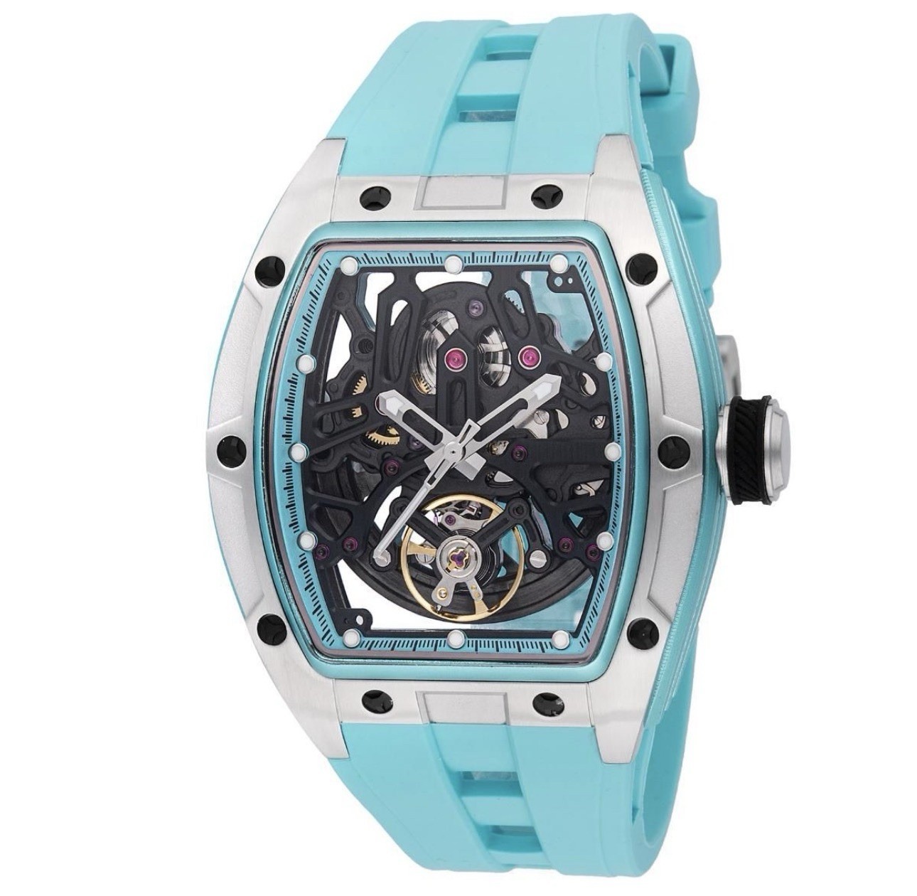 🔥Invicta S1 Rally Orberus Automatic Men’s Watch, Skeleton Dial, 44mm Blue 49031
