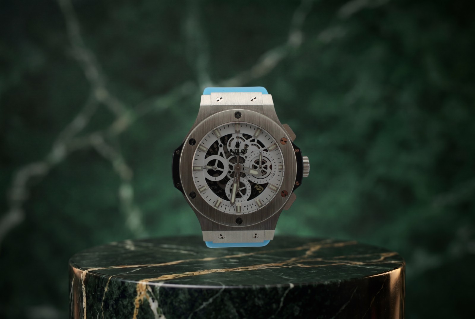 2011 Hublot Big Bang Aero Bang White Steel 44mm 311.SX.2010.GR.GAP10 Watch B&P