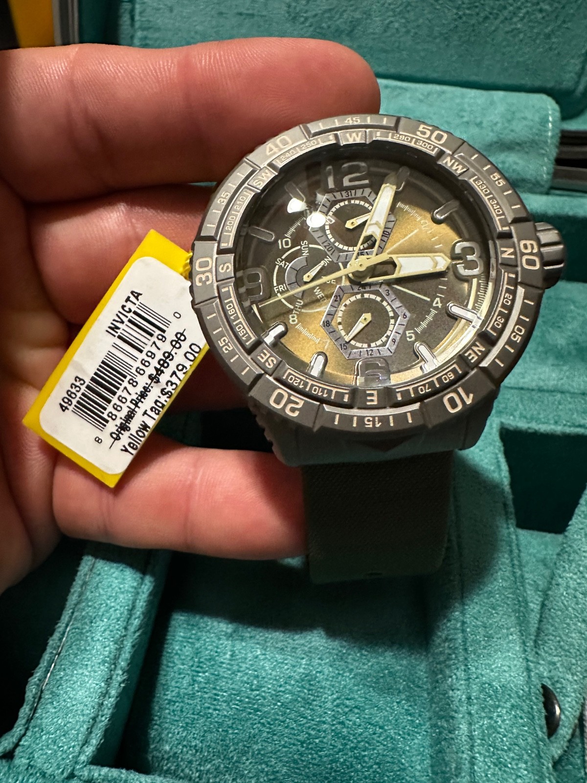 Invicta Coalition Forces Men’s Watch – 49mm. Olive Green