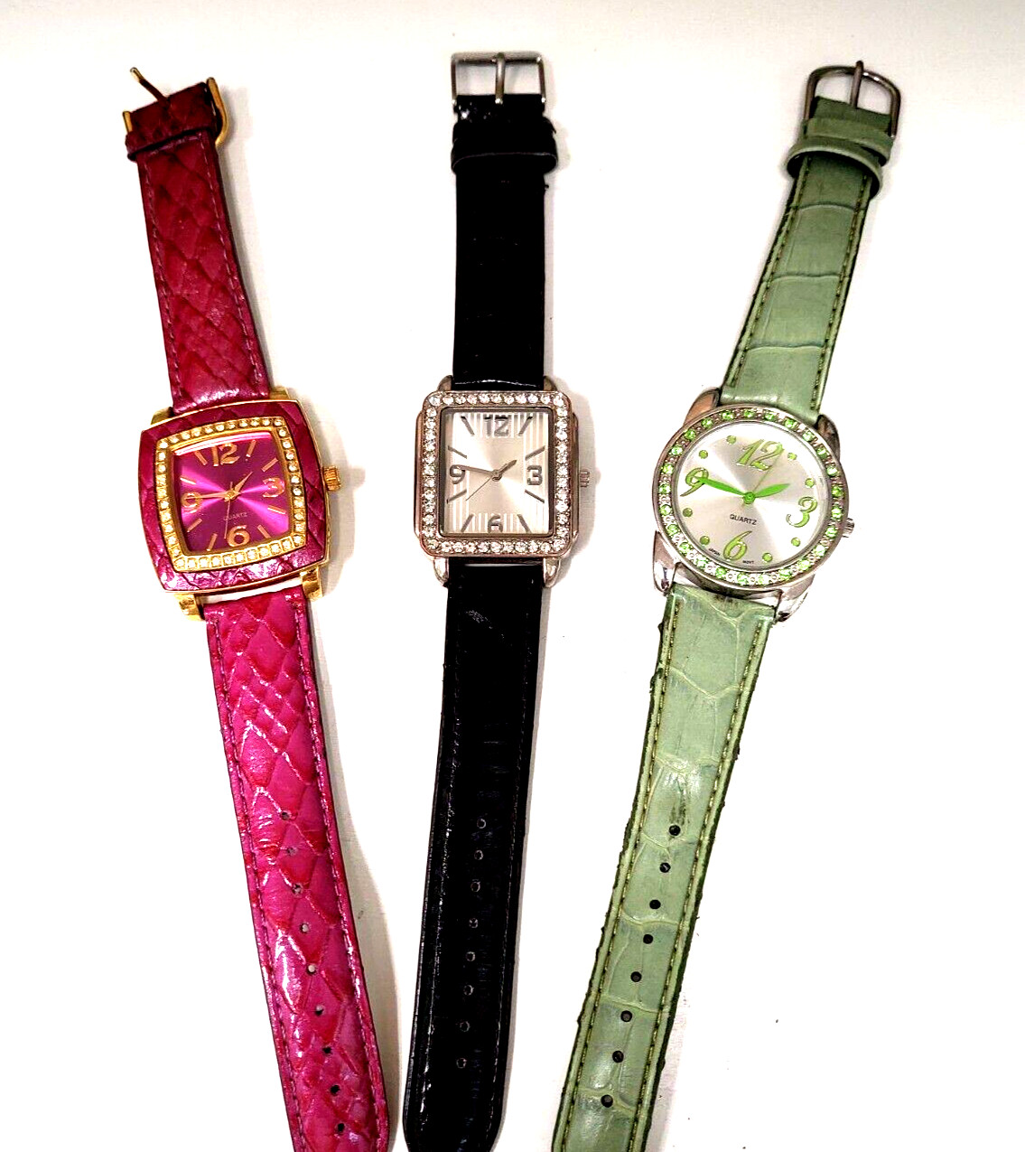 Girls Teen Ladies Women BLING Watch Collection Serviced New Batteries Japan Mvmt