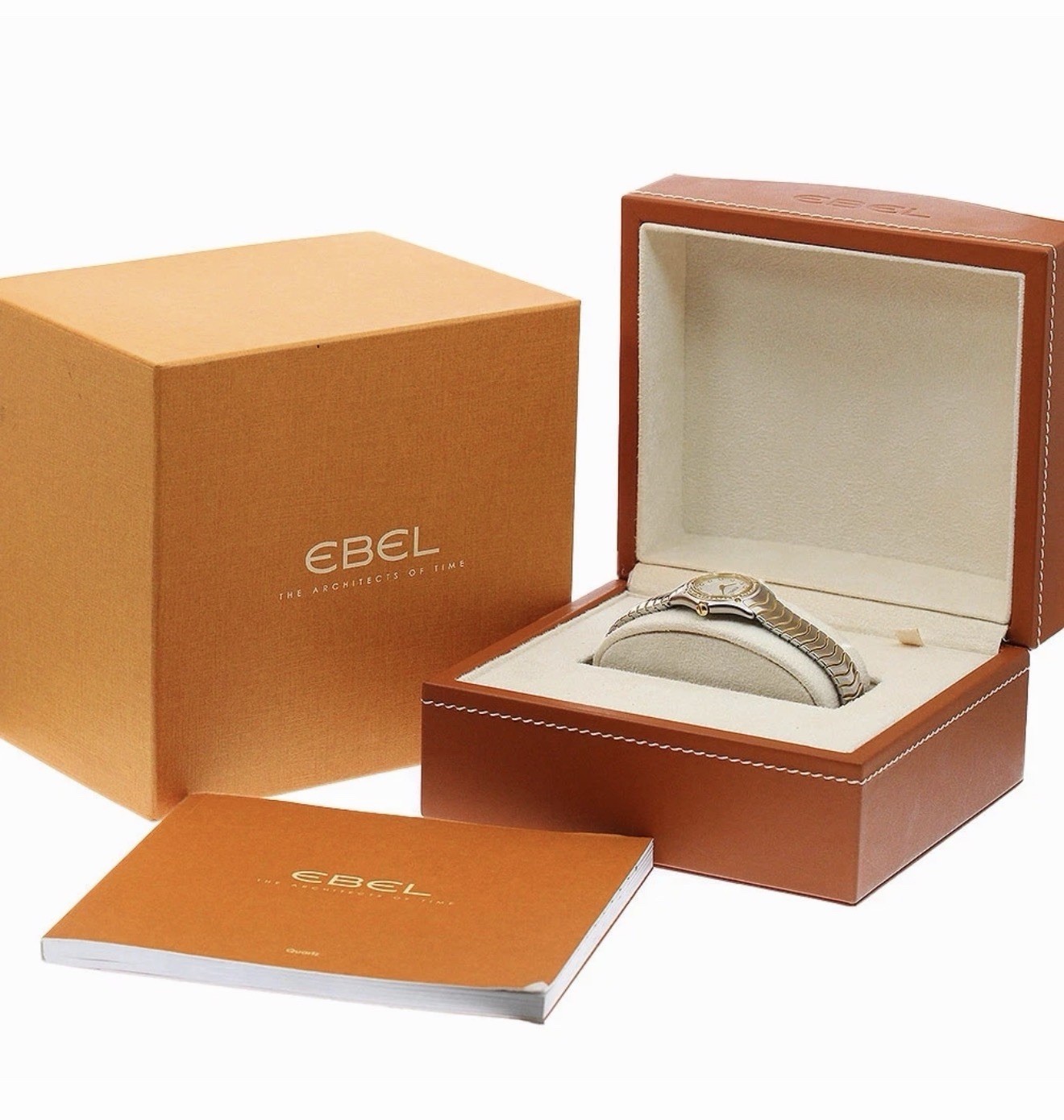 Ebel Classic Wave Two Tone Diamond 18k Bezel MOP Dial Women’s Watch W/ Paperwork