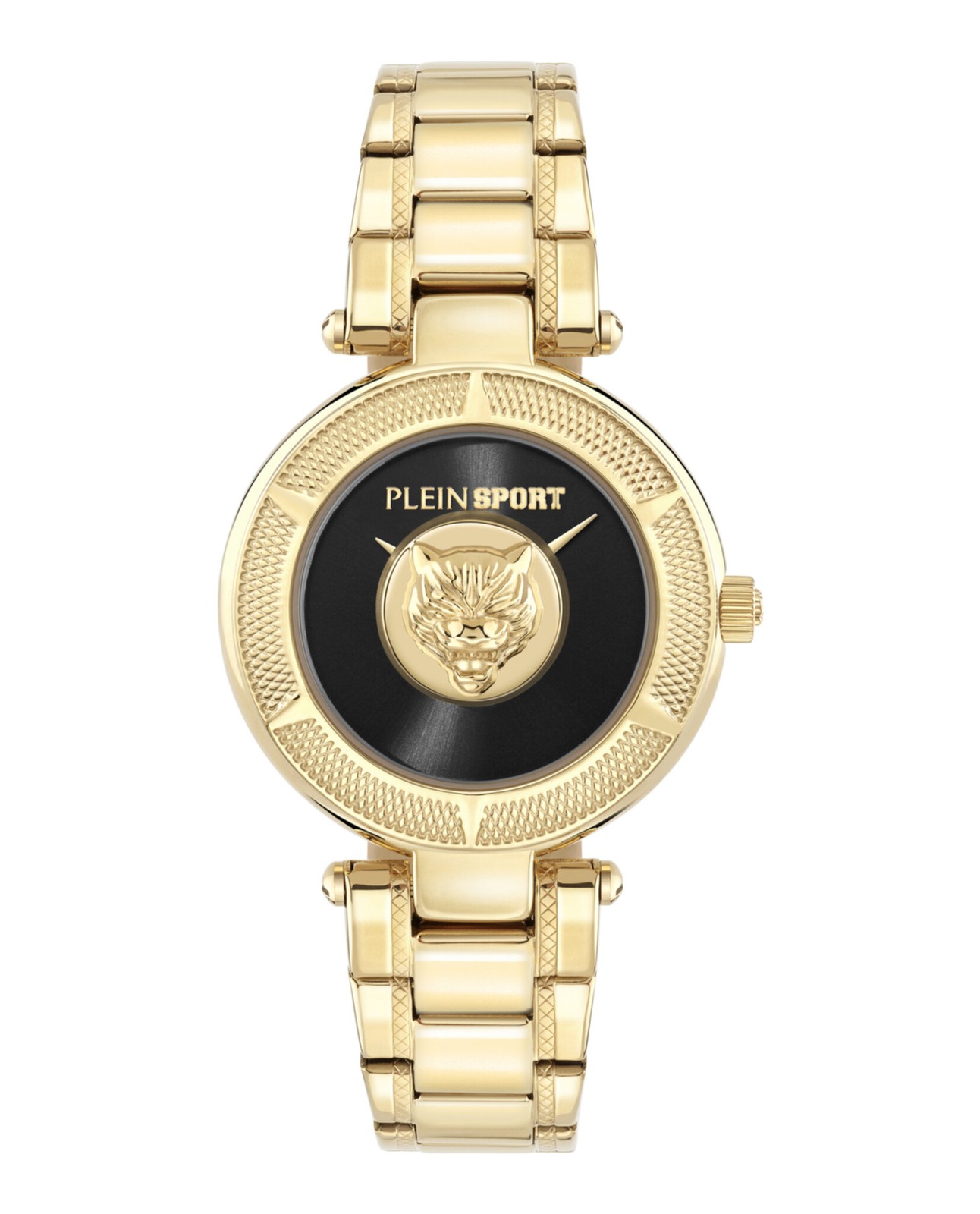Plein Sport Womens Gold 34mm Bracelet Fashion Watch