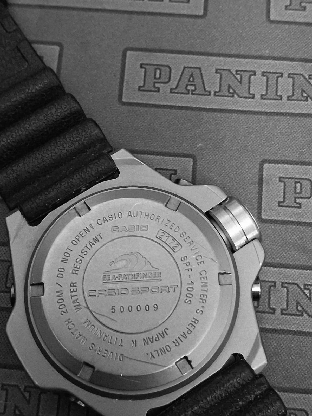 Casio Sport Sea Pathfinder SPF-100S stamped JAPAN. collectors demand item