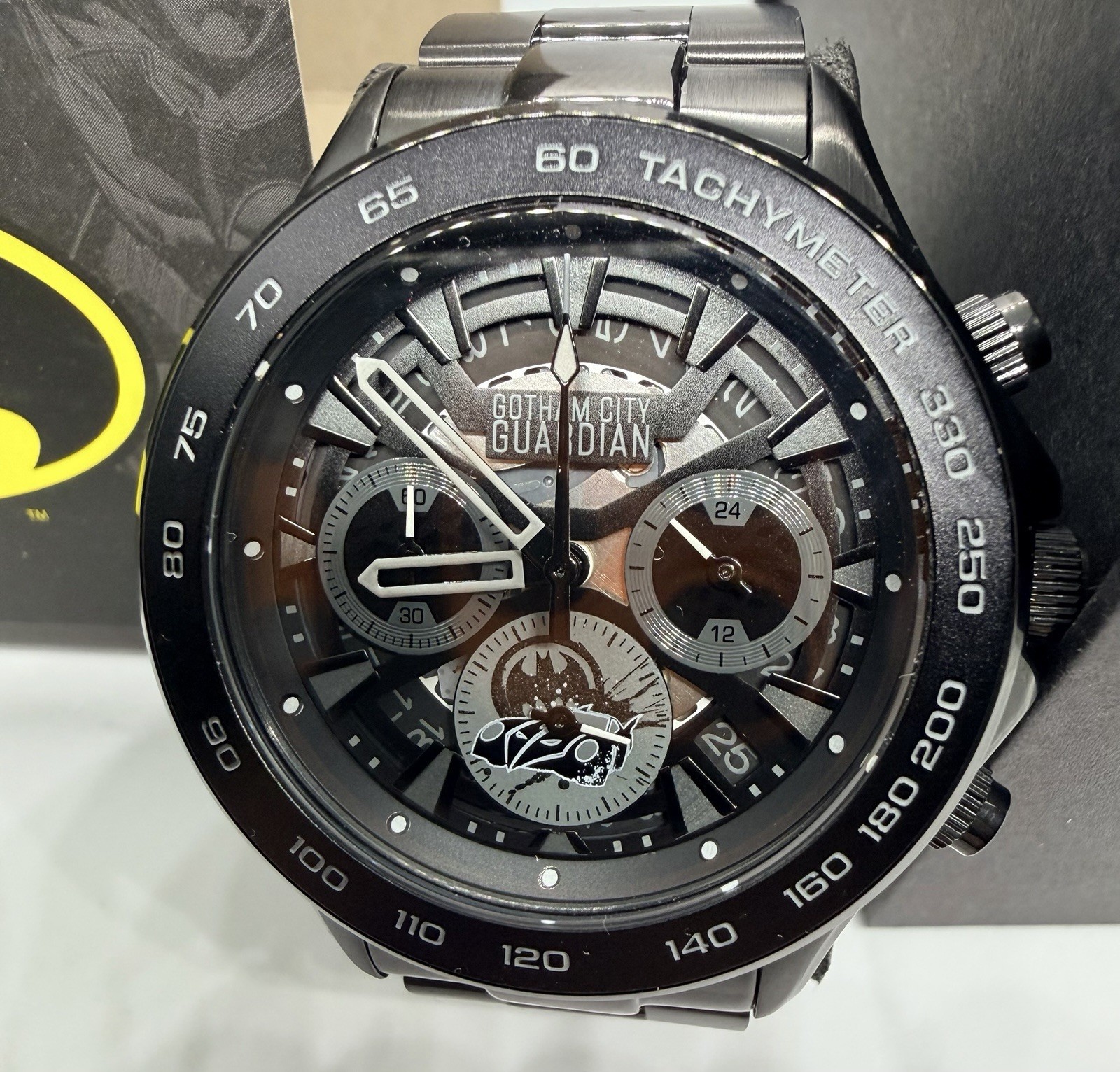 Filippo Loreti Gotham City Guardian Batman Quartz Chronograph 44mm 10 ATM