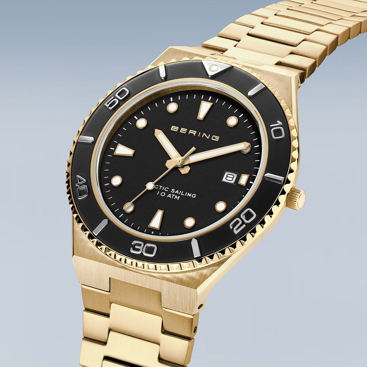 Gents Bering Watch – Classic | Polished/Brushed Gold | 18940-732