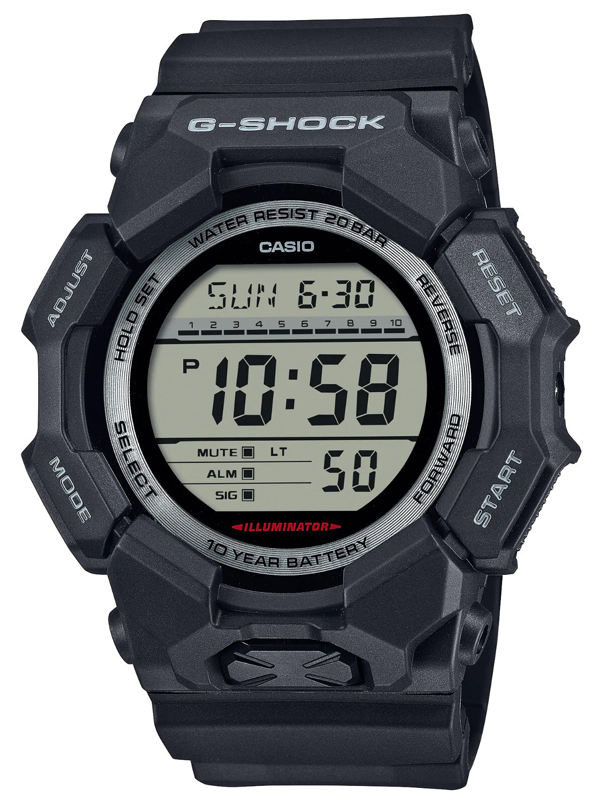 Casio G-SHOCK Large Case Digital GD010 Series Watch – GD010-1