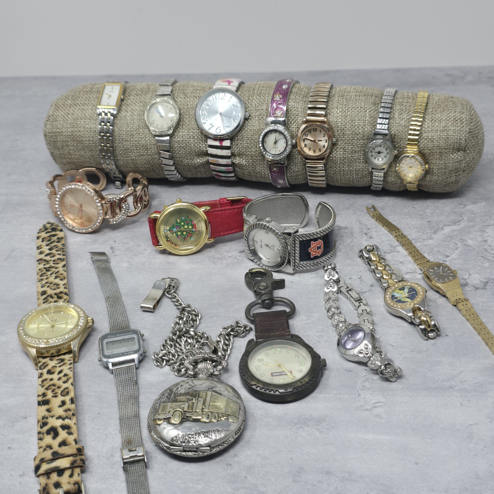 Watches Re Seller Lot Gold Filled Elgin Seiko Disney Vtg Calc Texas Instruments