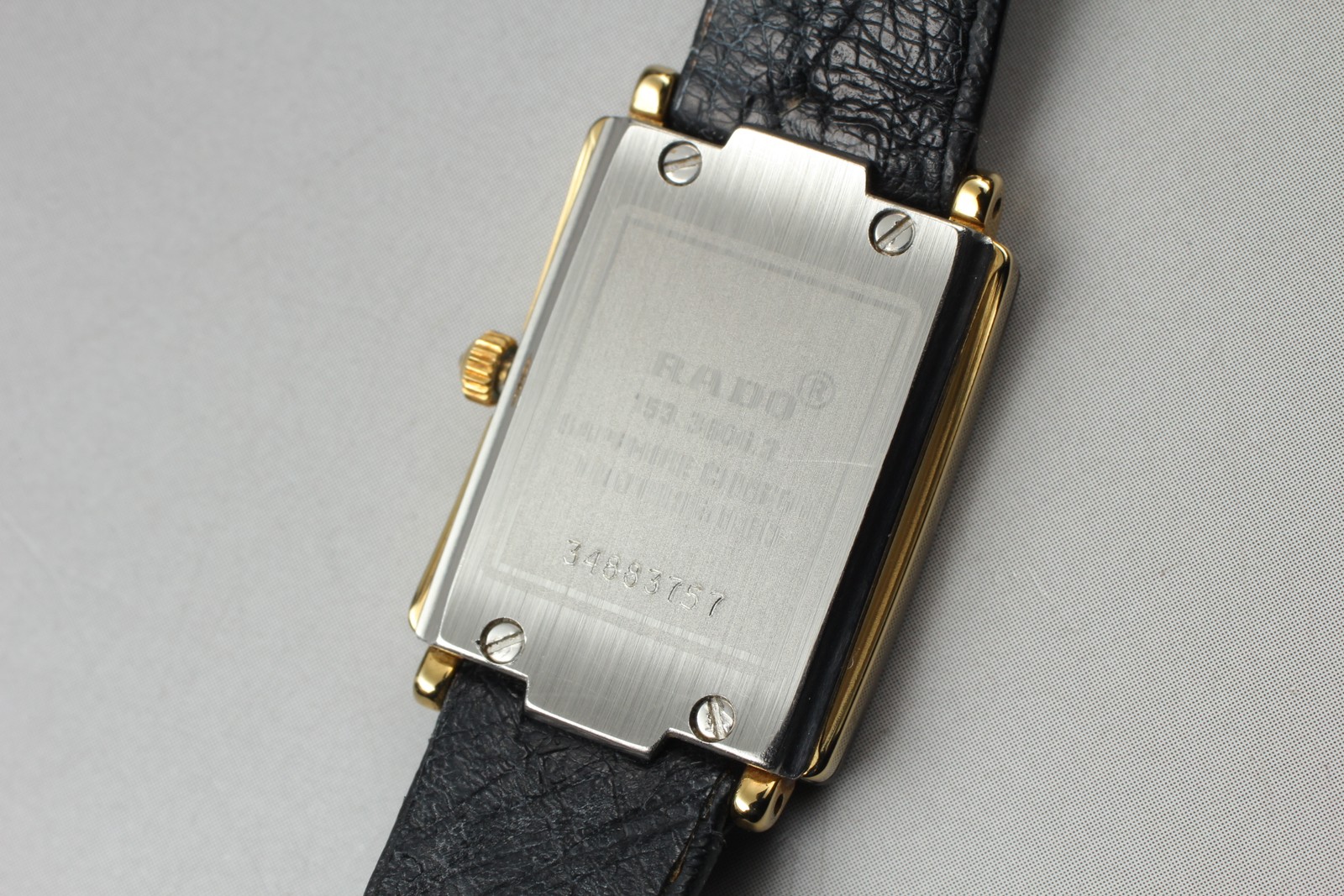 RADO JUbile 4Stone 153.3606.2 Ceramic Black/Gold Quartz Ladies Watch From JAPAN