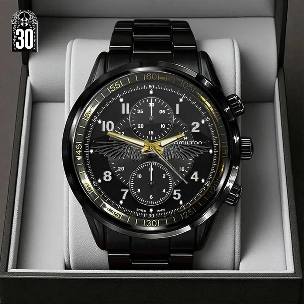 Resident Evil Requiem Black Stainless Steel Watch The Move Gaming Fan Gift