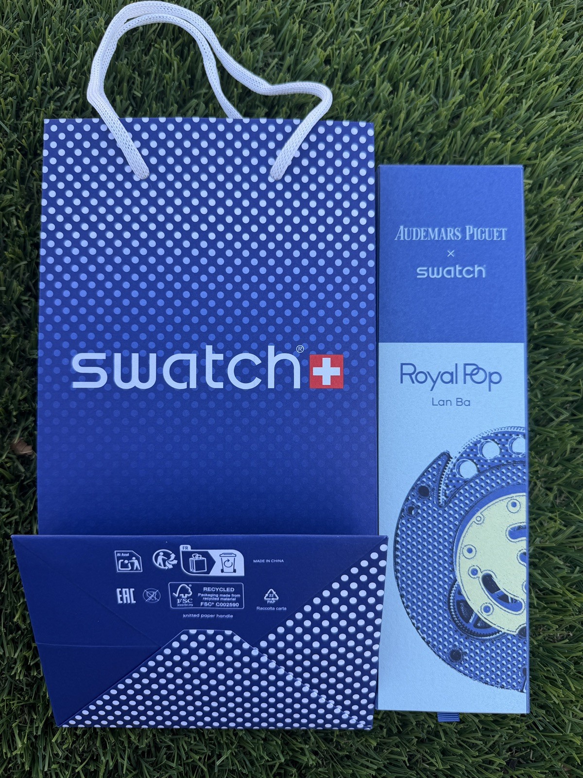 US SELLER 🇺🇸Swatch x Audemars Piguet Bioceramic Royal Pop Savonnette Lan Ba