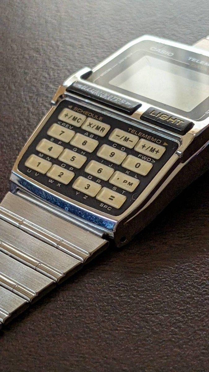 CASIO working men’s DBC 630 calculator databank wristwatch