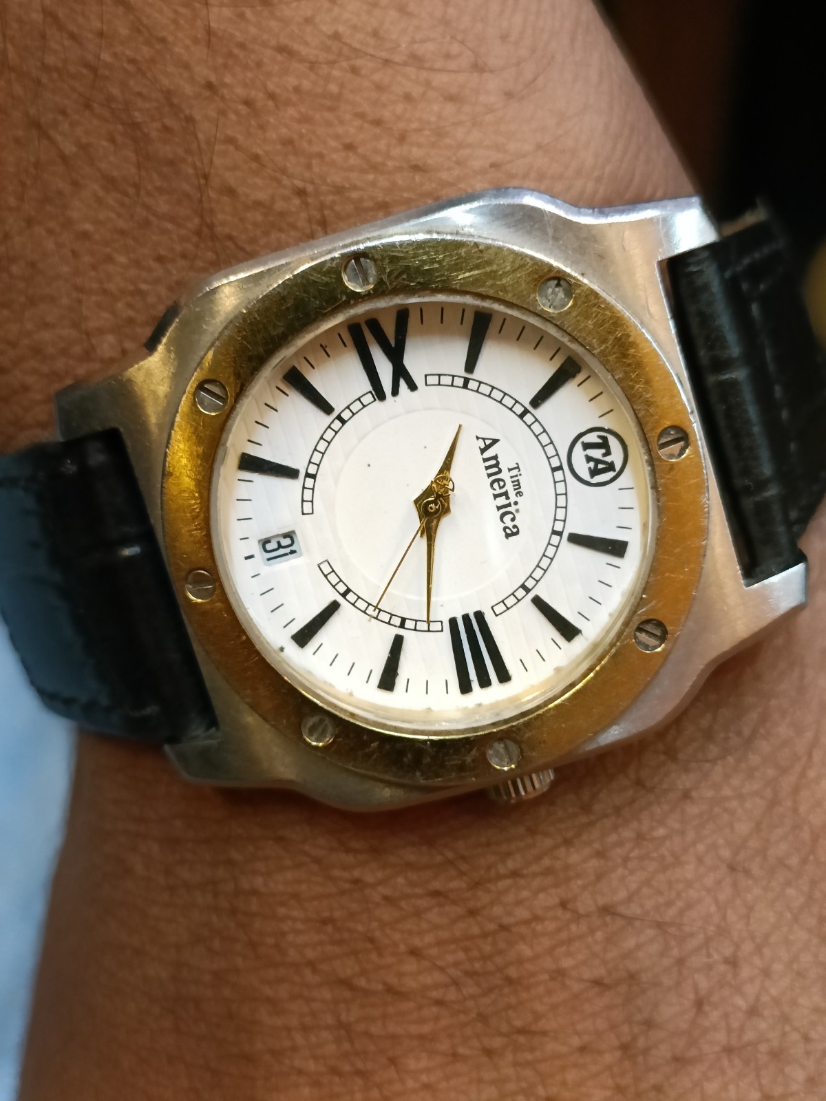ADVERTISEMENT AMERICAN EXPRESS 5 YEARS OF SERVICE TIME AMERICA QUARTZ MEN’S WORK