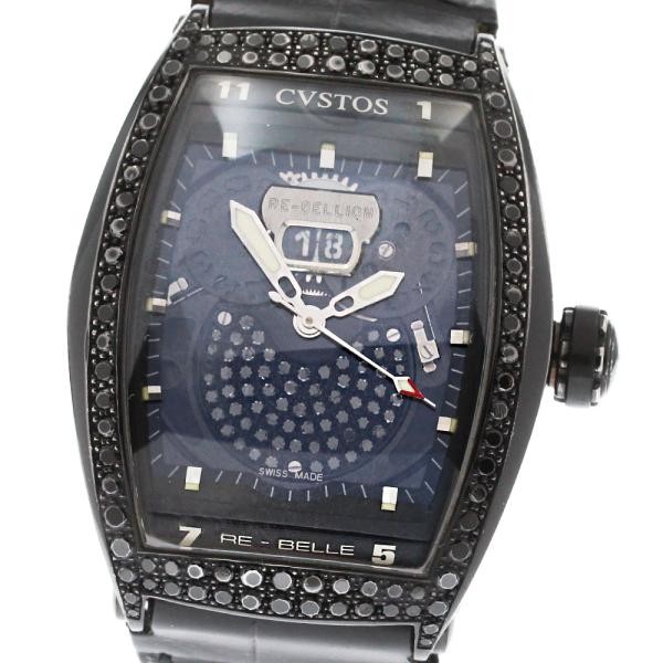 Cvstos Rebellion CVT-RE-BELLION 36mm SS Black Dial Automatic Date Watch #C3284