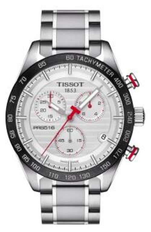 Tissot T-Sport PRS 516 Chronograph White Dial Men’s Watch T100.417.11.031.00