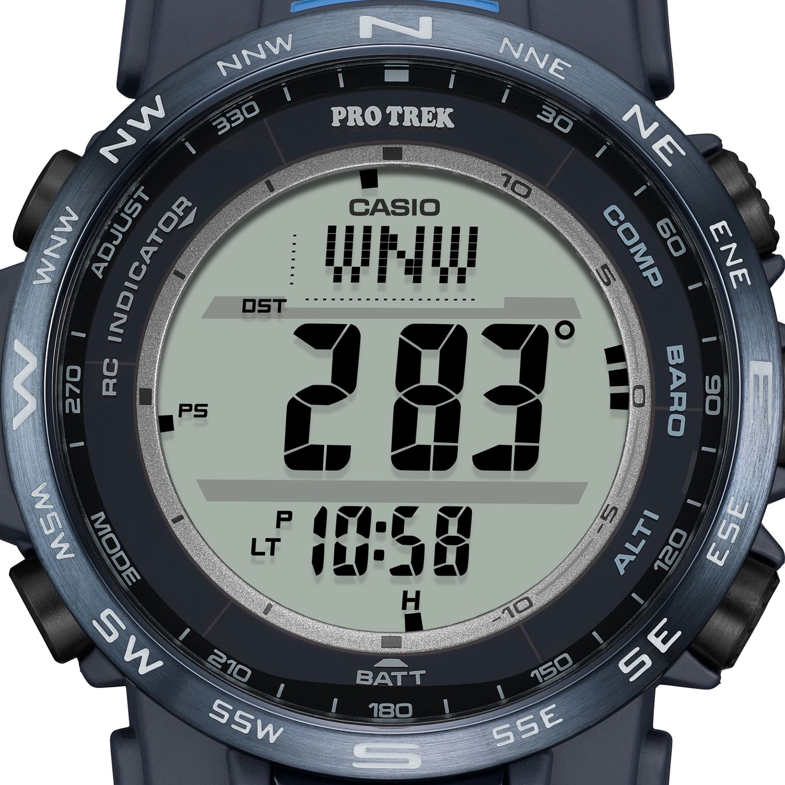 CASIO PRO TREK PRW-35Y-2JF Climber Line Triple Sensor Radio Solar Watch 44.6mm