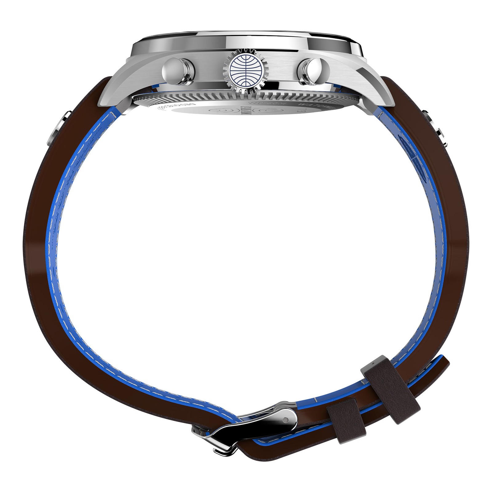 Timex Gents x Pan Am 42mm Leather Strap Watch TWG030000