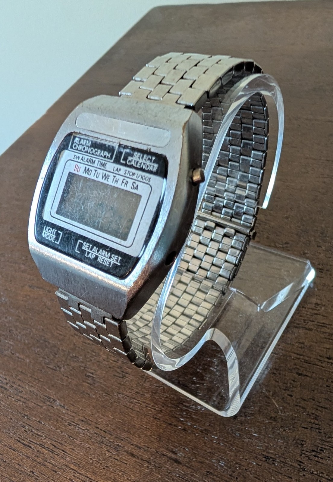 Vintage Hong Kong Compu Chron Chronograph Digital Men’s Watch – Runs New Battery