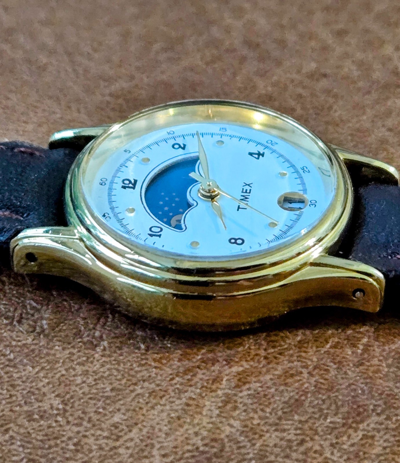 Timex Moon Phase Vintage Ladies Watch