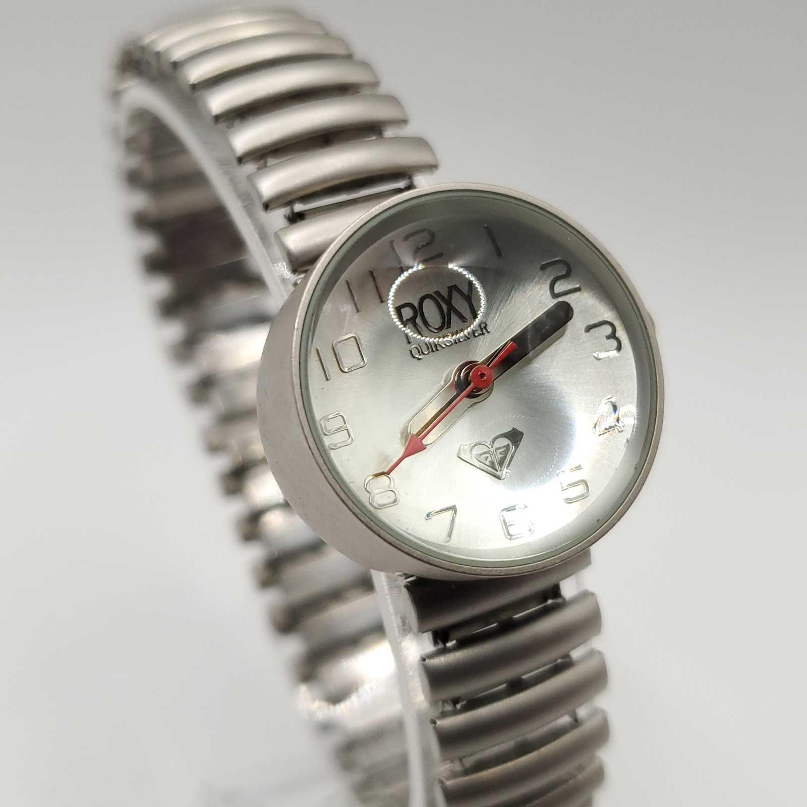 Roxy Quicksilver Dome Crystal Womens Watch 25mm Stretch Band New Battery