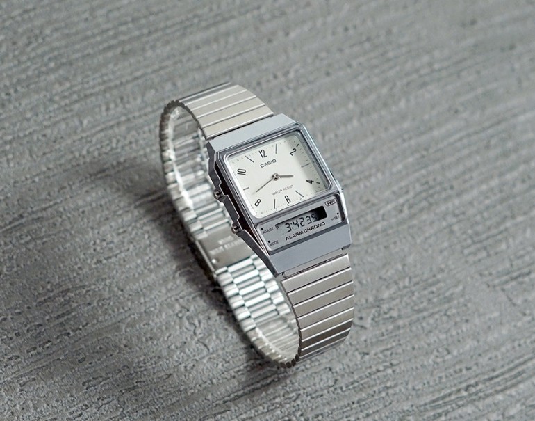 CASIO RETRO SERIES ANALOG DIGITAL UNISEX WATCH AQ-230, AQ-800 4 COLORS
