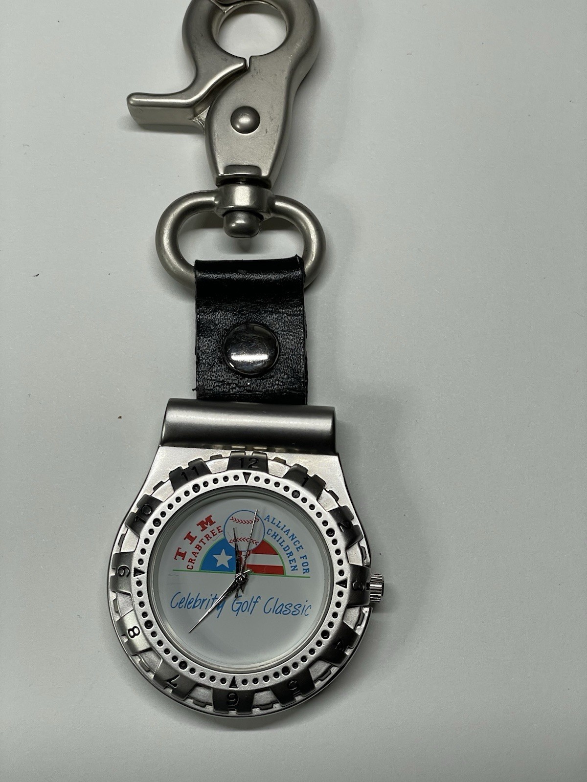 Tim Crabtree Celebrity Golf Classic Keychain Watch New Battery