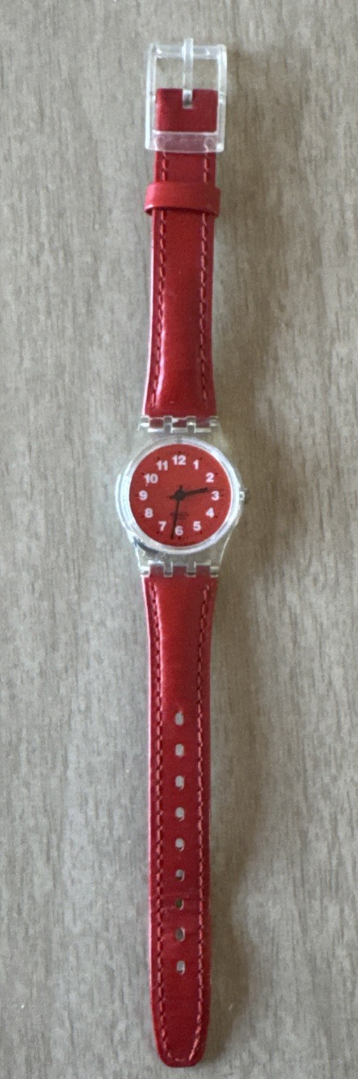 1996 Swatch Watch LK155 GLOSS Swiss Lady Quartz 25mm Originals New Battery VTG