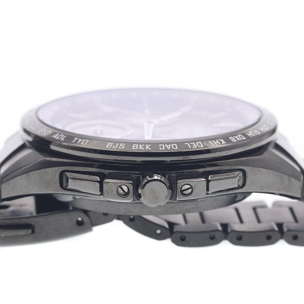 Citizen Attesa Satellite Wave Date Solar Radio Watch Men Black Titanium From Jap