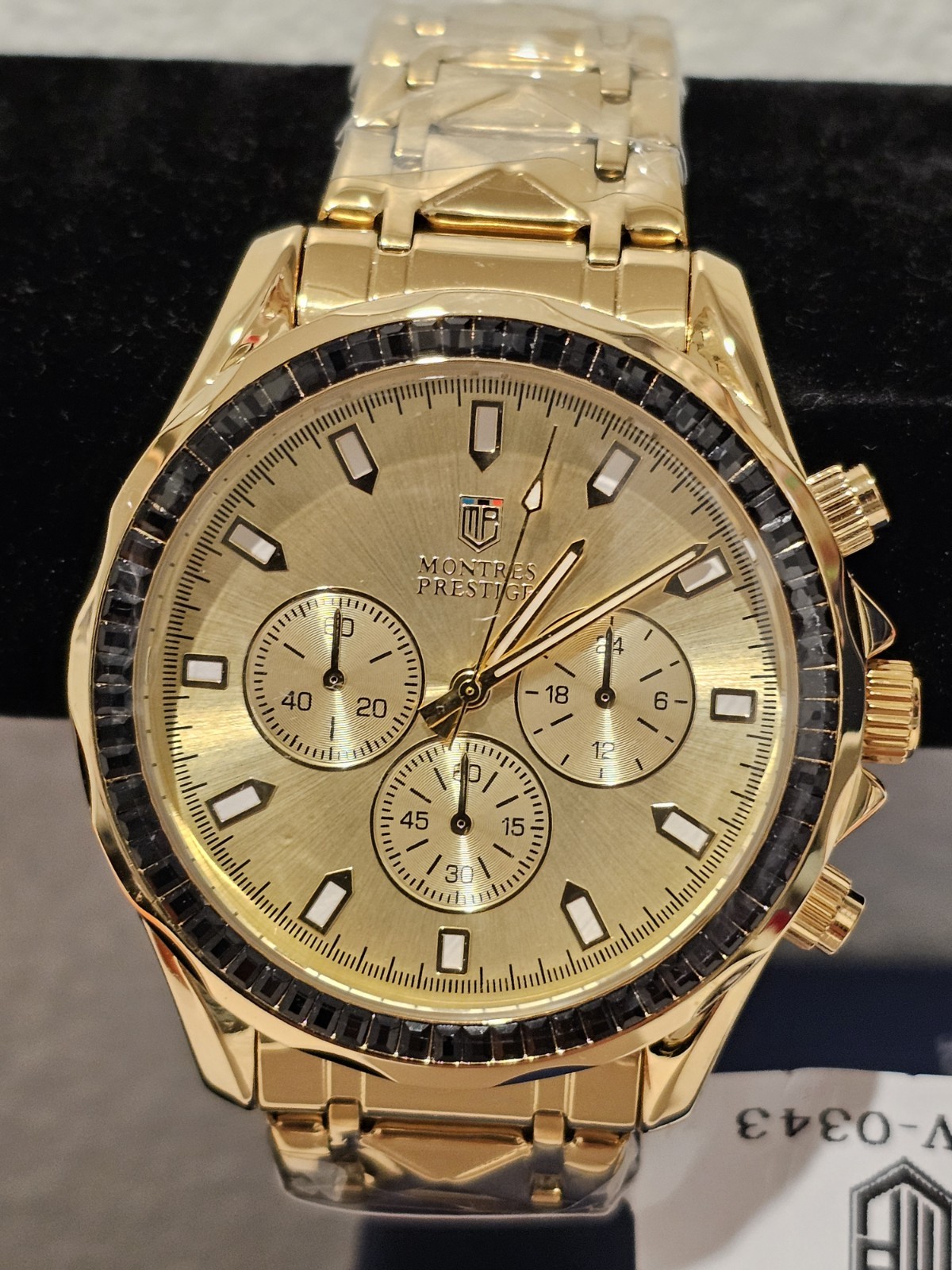 Montres Prestige X InvictaMen’s Watch – 44.5mm, Gold (MPW-0343)chronograph