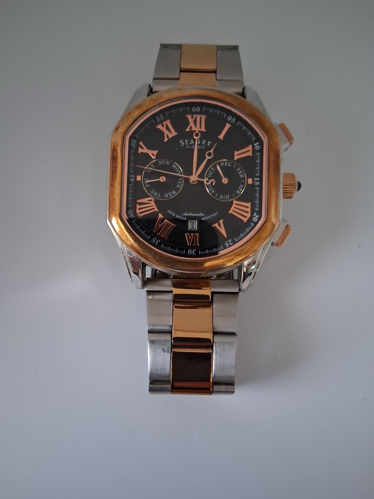 Stauer Meisterzeit 33203 Two Tone Automatic Men’s Watch
