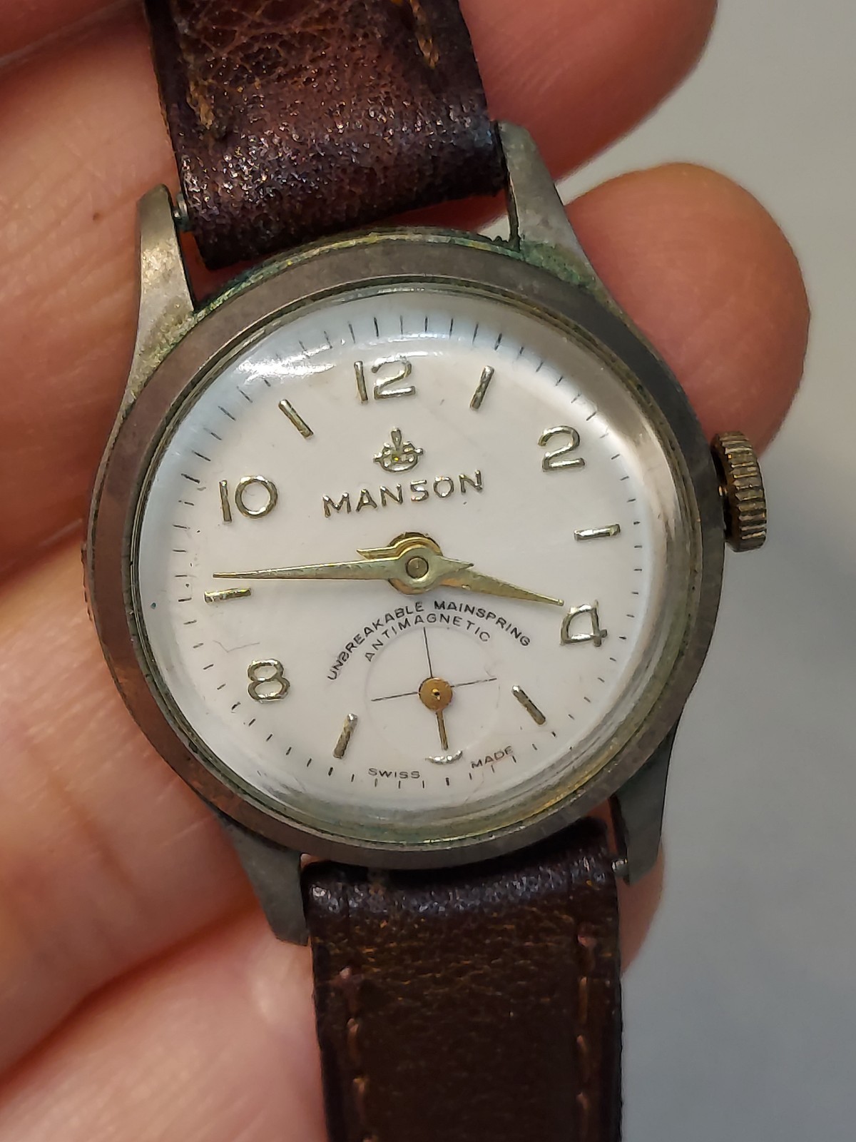 Vintage Manson Swiss Watch | 2.5cm Dial | Small Seconds | Runs Well