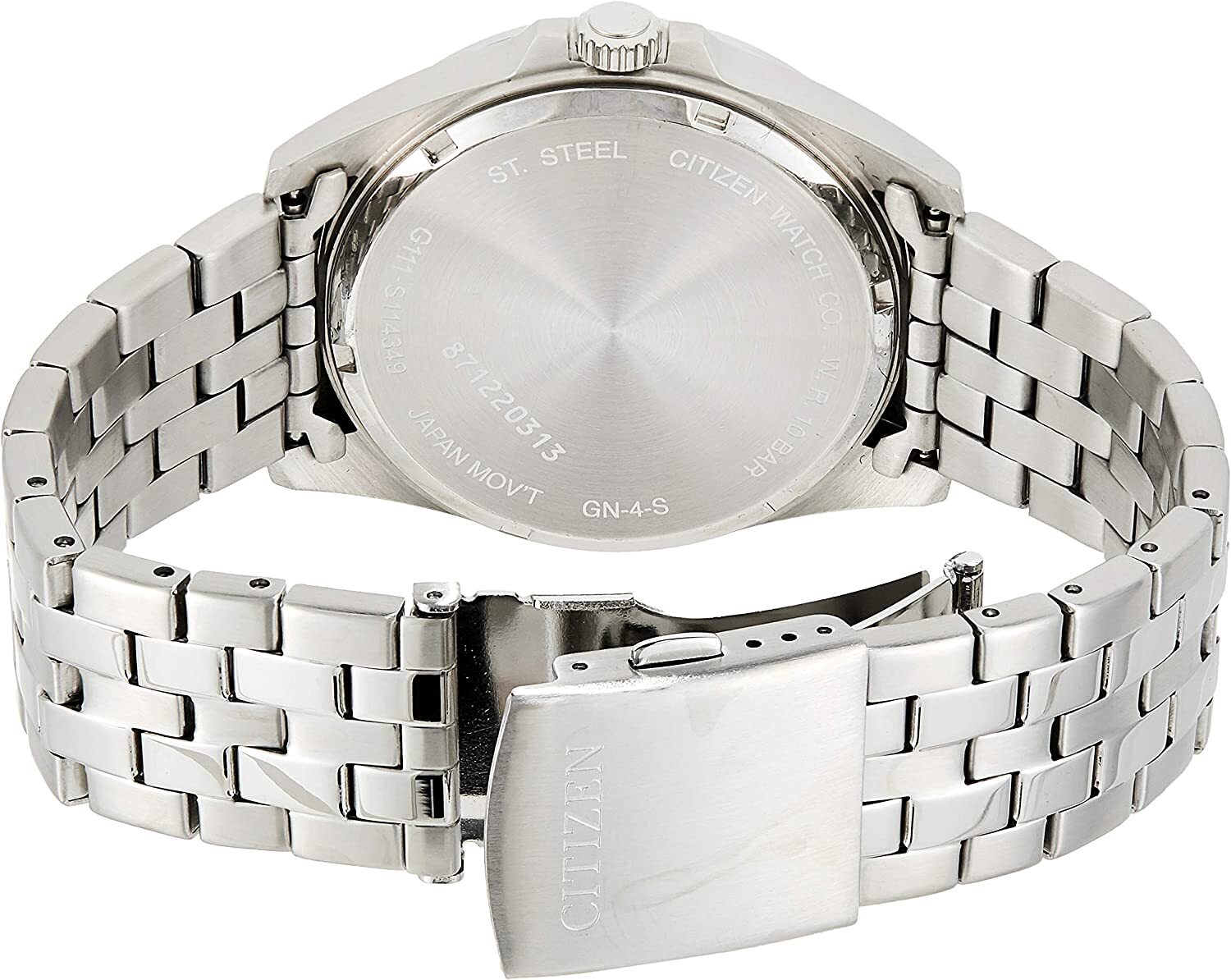 Citizen Men’s Quartz Stainless Steel Black Dial Watch – BI5050-54E NEW