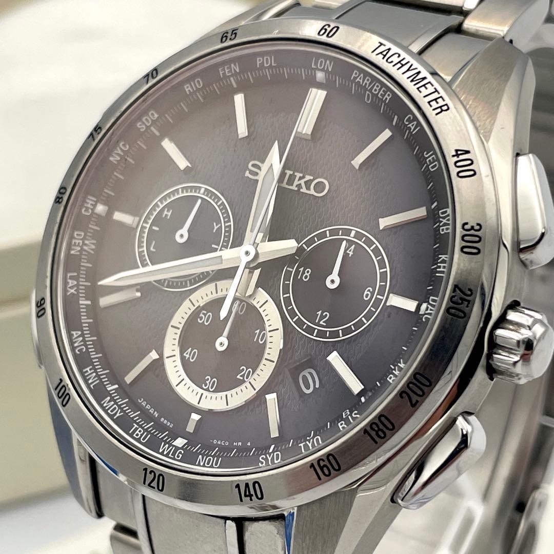 SEIKO SAGA193 Brightz Flight Expert Radio Solar
