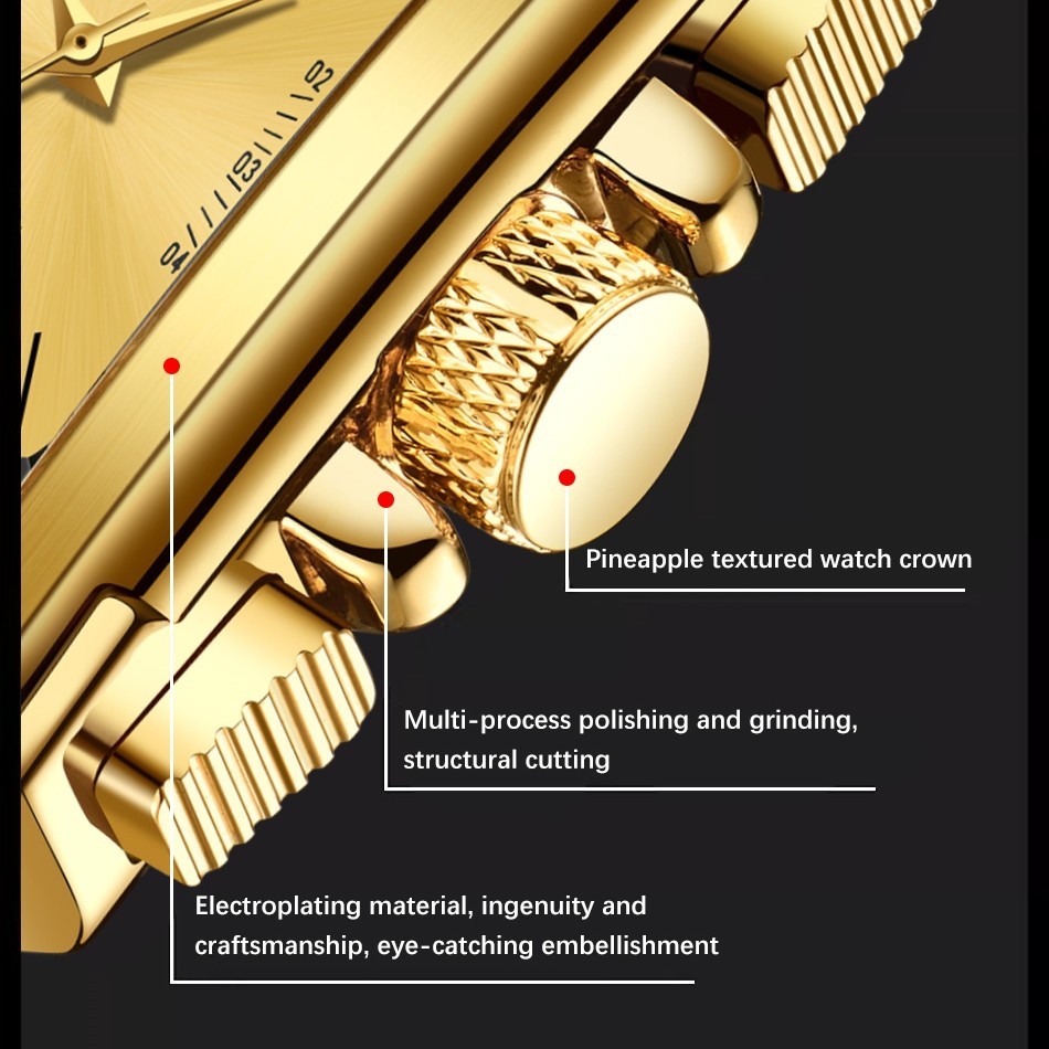 Luxury Men’s Watch Quartz LED Digital Week 3ATM Waterproof Sport Boys Wristwatch