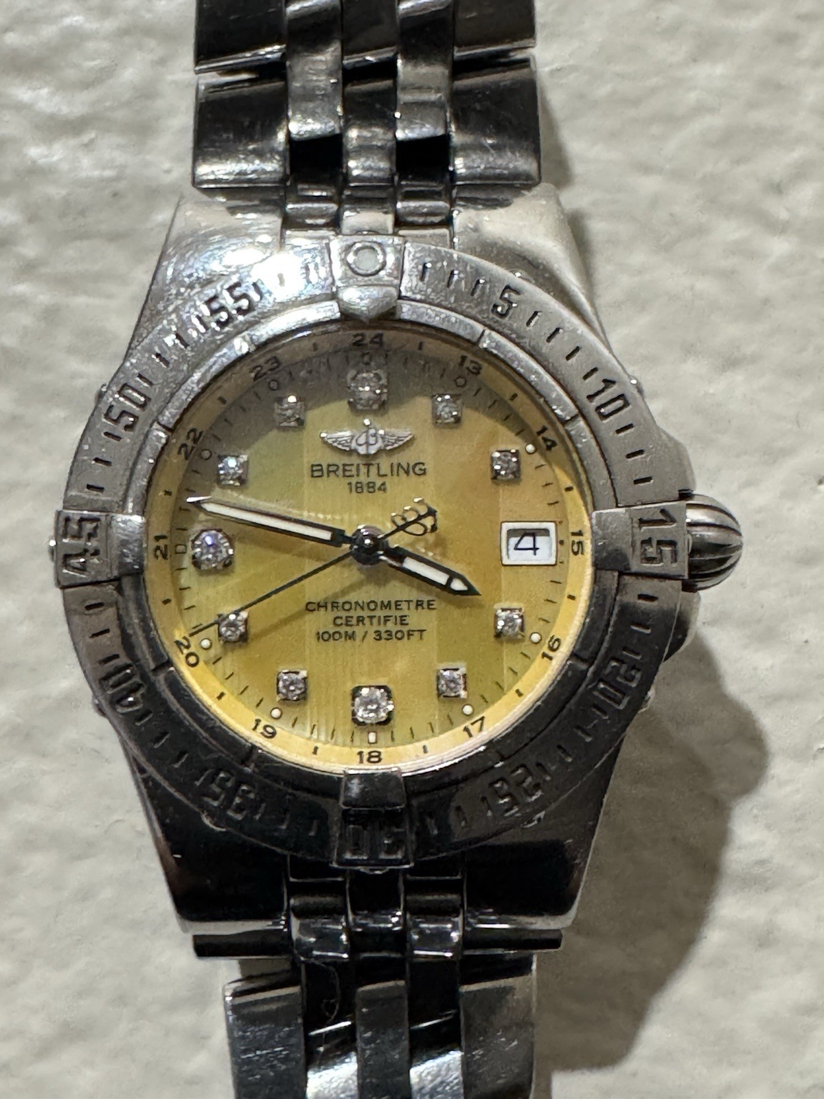 Breitling Starliner Chronometre A71340 30mm. Diamond Watch