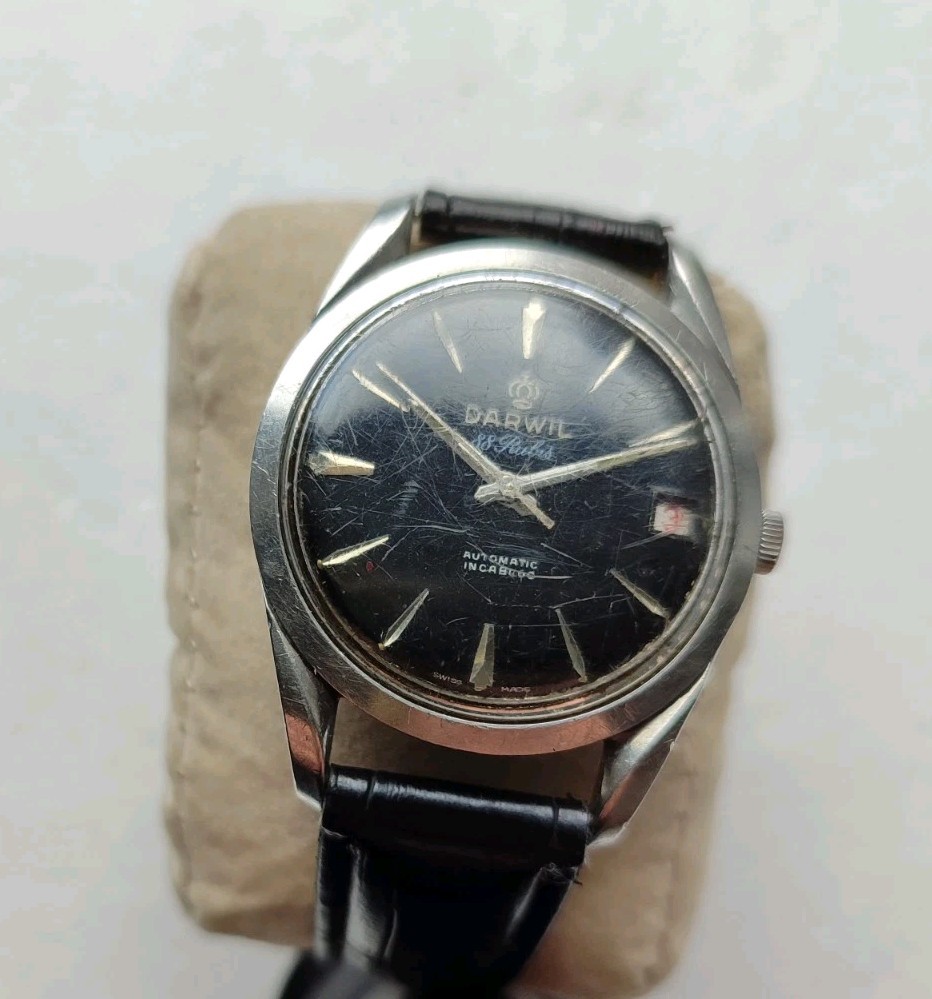 DARWIL Stainless Steel 88 Rubis Swiss Made Automatic Perfect Working Incabloc