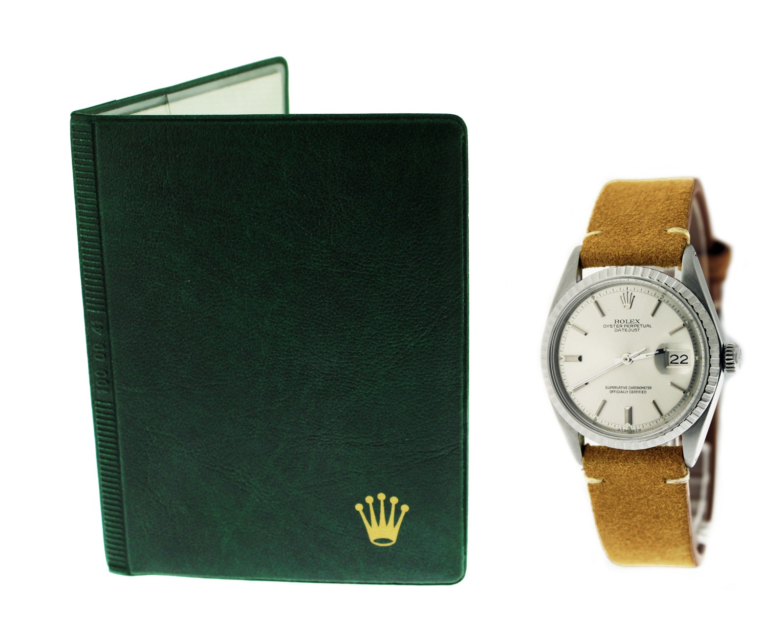 1974 Rolex Oyster Perpetual Datejust 1603 36mm Steel Silver Dial Automatic Watch